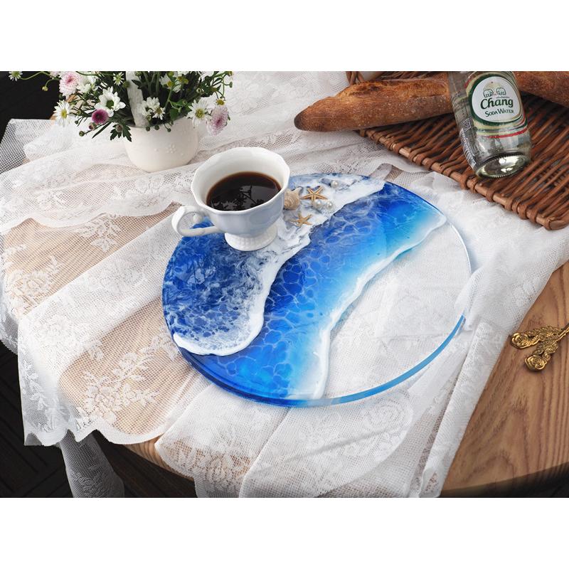 シリコンモールド レジン型 ハンドメイド 手芸用品 DIY 円形 丸 大きめ