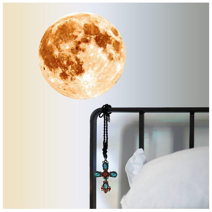 ウォールステッカー 夜光 蛍光 光る 壁紙シール 面白い 子供部屋 リビング 寝室 ベッドルーム 模様替え インテリア オシャレ 室内装飾 ムーン 月 プラスナオ Paypayモール店 通販 Paypayモール