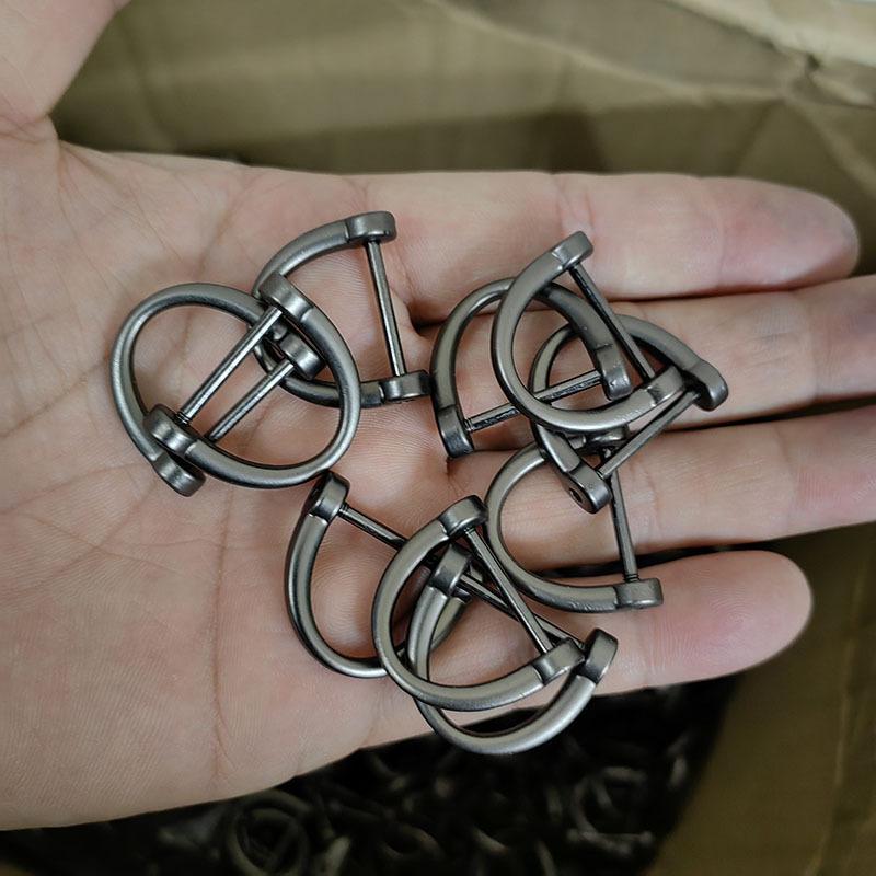 Dカン カン ネジ式 単品 ドライバー付き 手カン 金具 部品 レザー
