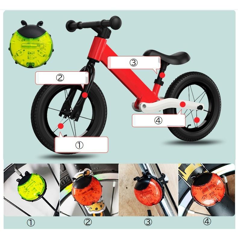 自転車用ライト スポークライト ホイール用ライト 電池式 タイヤ用