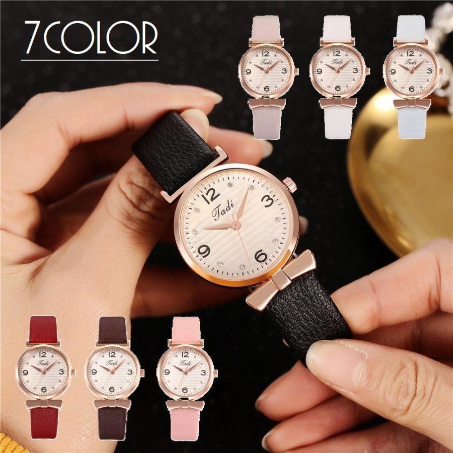 腕時計 リストウォッチ ファッション小物 雑貨 アナログ レディース ラインストーン フェイクレザー きれいめ 上品 かわいい プラスナオ Paypayモール店 通販 Paypayモール