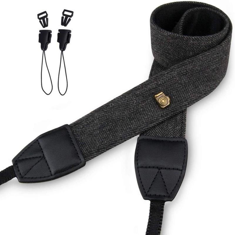 【ハンドメイド】NEXTRAVELER用 ストラップ60cm Black Amazon | [ハクバ] HAKUBA ハンドストラップ ネジ取付けタイプ