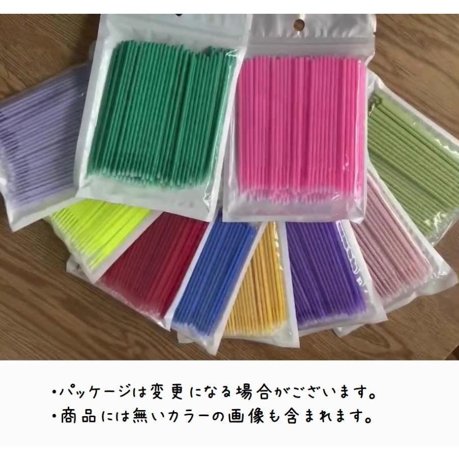 マイクロ綿棒 100本入り まつ毛エクステ 極細 使い捨て マイクロ