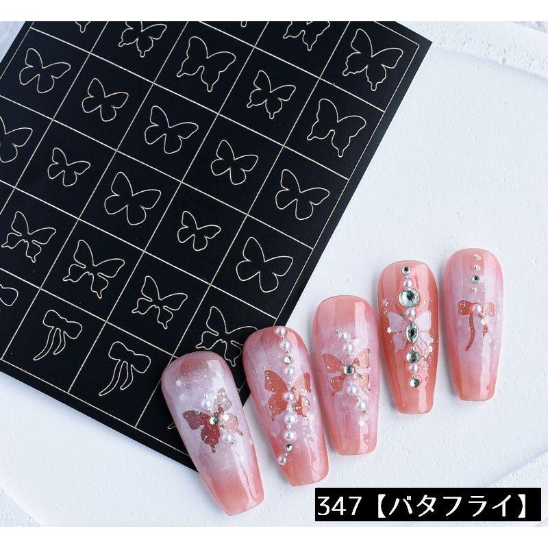 ネイルシール ステンシルシート ネイルステッカー 1枚 ネイルアート