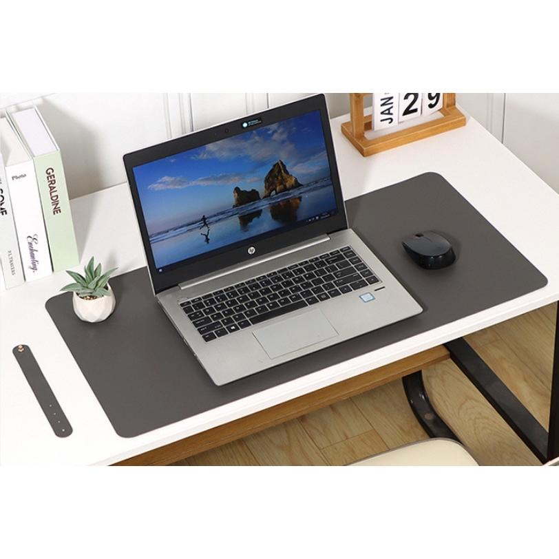 デスクマット マウスパッド テーブルマット リバーシブル 両面 PU
