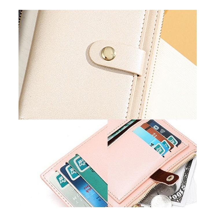 コインケース 小銭入れ 二つ折り カードケース レディース ミニ財布 PU