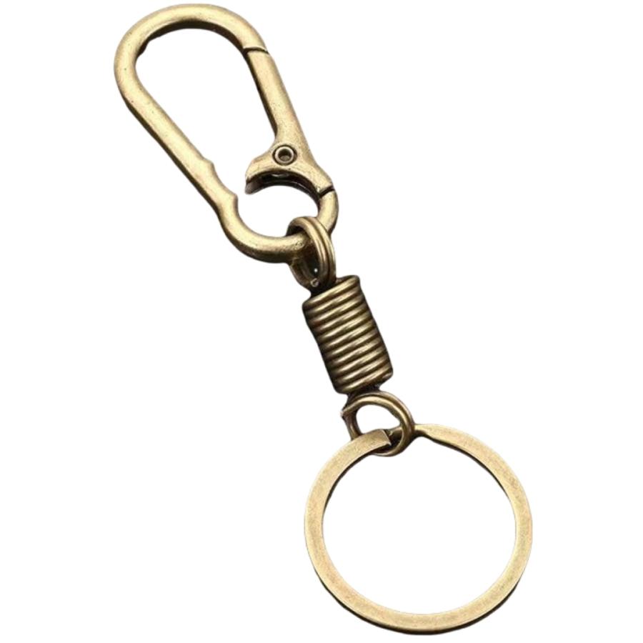 オプション カラビナ キーホルダー カラビナキーホルダー ステンレスワイヤー クリップ クリップ