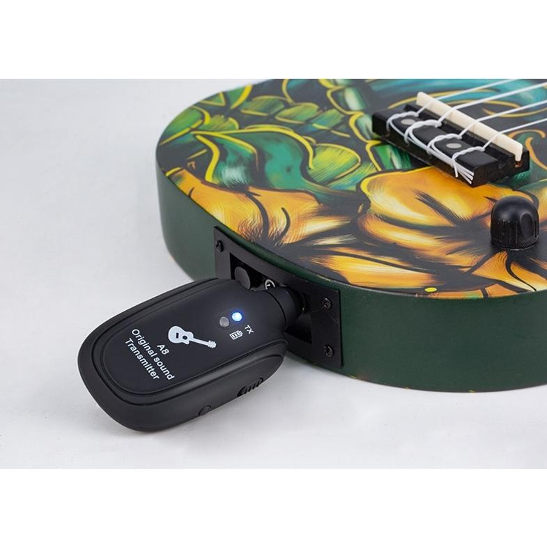 ギターワイヤレスシステム エレキギターベース用 楽器 パーツ アクセサリー ワイヤレスシステム トランスミッター レシーバー 内蔵充電式 リチウム ベ | ブランド登録なし | 06