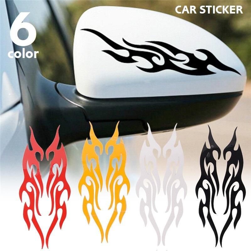 カーステッカー 車用ステッカー 車用シール ドレスアップ用品 ボディステッカー カー用品 カーアクセサリー 貼り付け 模様 火 炎 ボディシール 傷隠 の商品画像