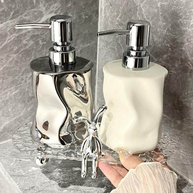 ソープボトル ディスペンサー 400ml 詰め替え容器 液体 ポンプ