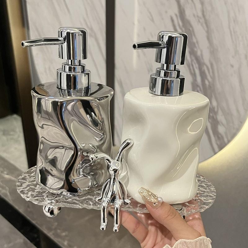 ソープボトル ディスペンサー 400ml 詰め替え容器 液体 ポンプ