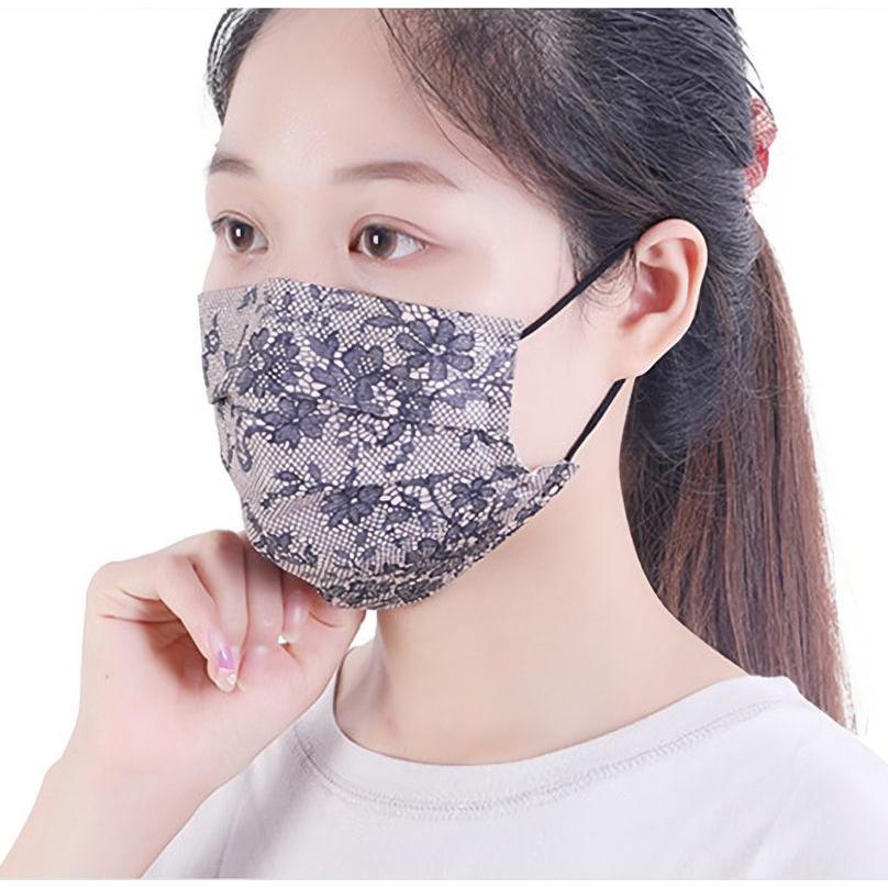 不織布マスク 使い捨てマスク 50枚入り プリーツタイプ 個包装 大人用 男女兼用 ユニセックス 女性用 男性用 デザイン豊富 柄 プリント レース柄 Zak 434 1 プラスナオyahoo 店 通販 Yahoo ショッピング