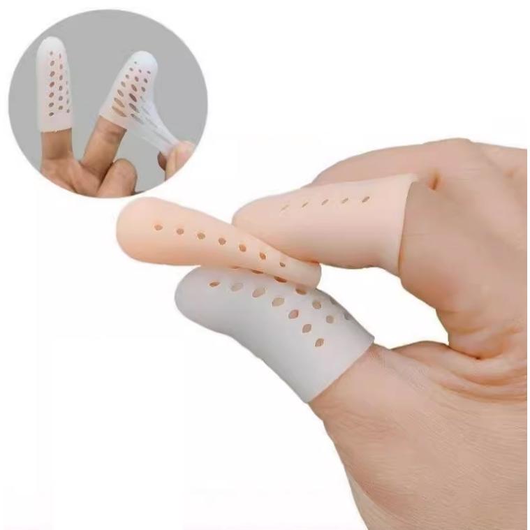 シリコン製指用サポーター 2個セット 手指 シリコンサポーター 2組(4個)セット 保護キャップ