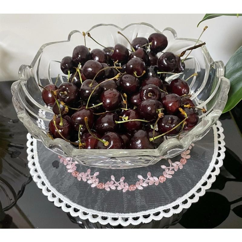 plusnao（プラスナオ） ドイリー テーブルセンター 花柄 刺繍 丸レース