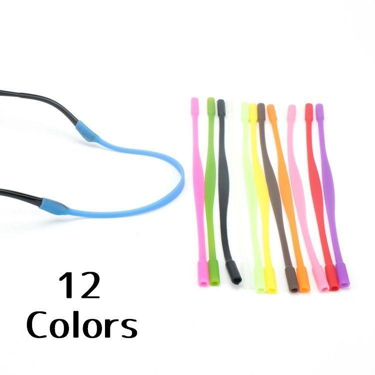 眼鏡ストラップ 5本セット グラスコード 眼鏡バンド 眼鏡チェーン シリコン スポーティー カラフル 眼鏡グッズ