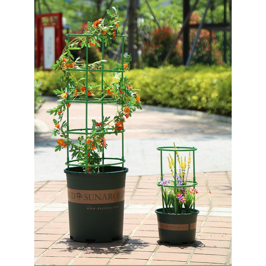 園芸用支柱 リング支柱 組み立て式 2段 植木鉢用 花 観葉植物