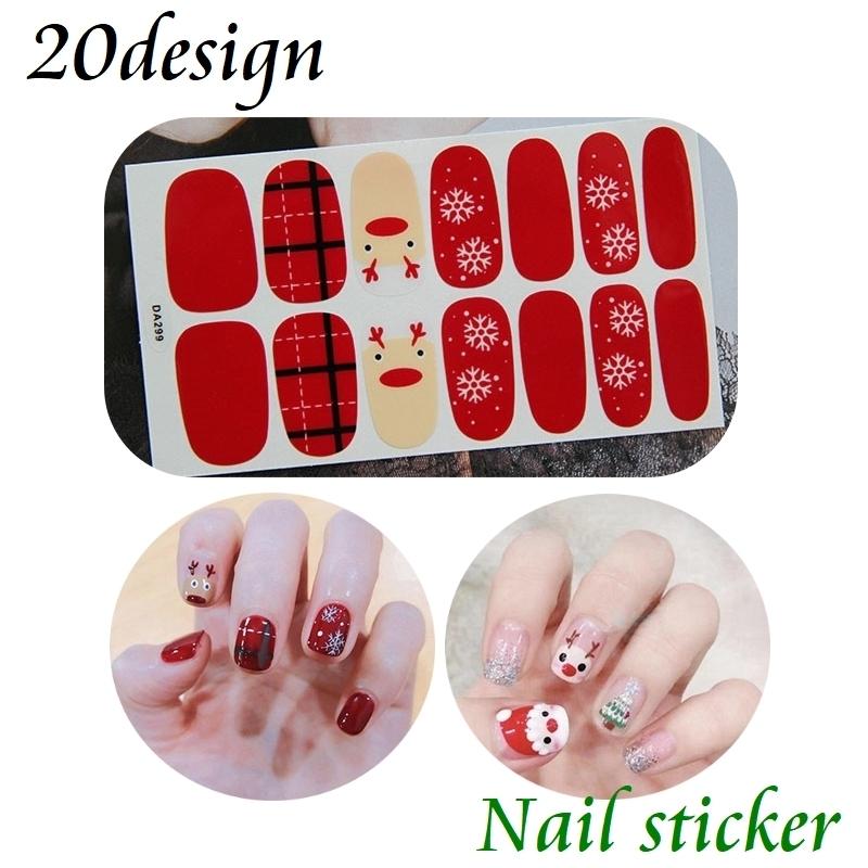 ネイルアートシール レディース ネイルステッカー 女性 1シート 単品 セルフネイル マニキュアシール クリスマス おしゃれ サンタクロース 可愛い Zak 431 プラスナオyahoo 店 通販 Yahoo ショッピング