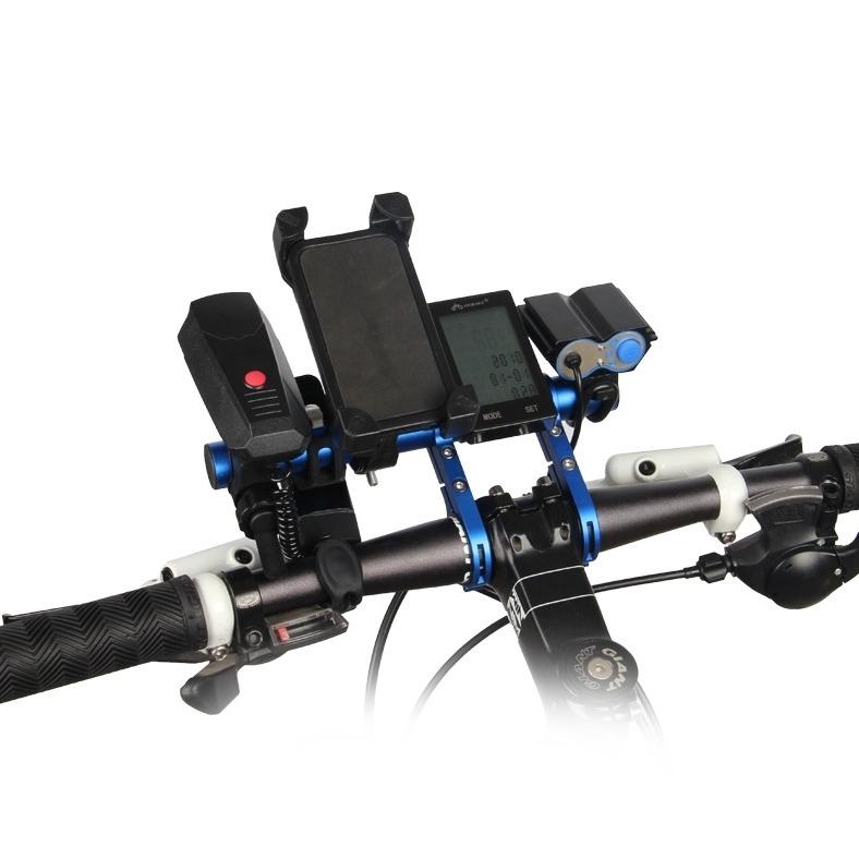 自転車アクセサリー 自転車グッズ ハンドル延長バー ライトバー