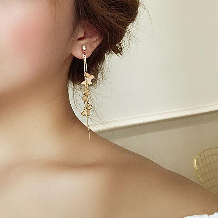 ピアス レディースピアス 両耳 蝶 チョウ ちょうちょ バタフライ