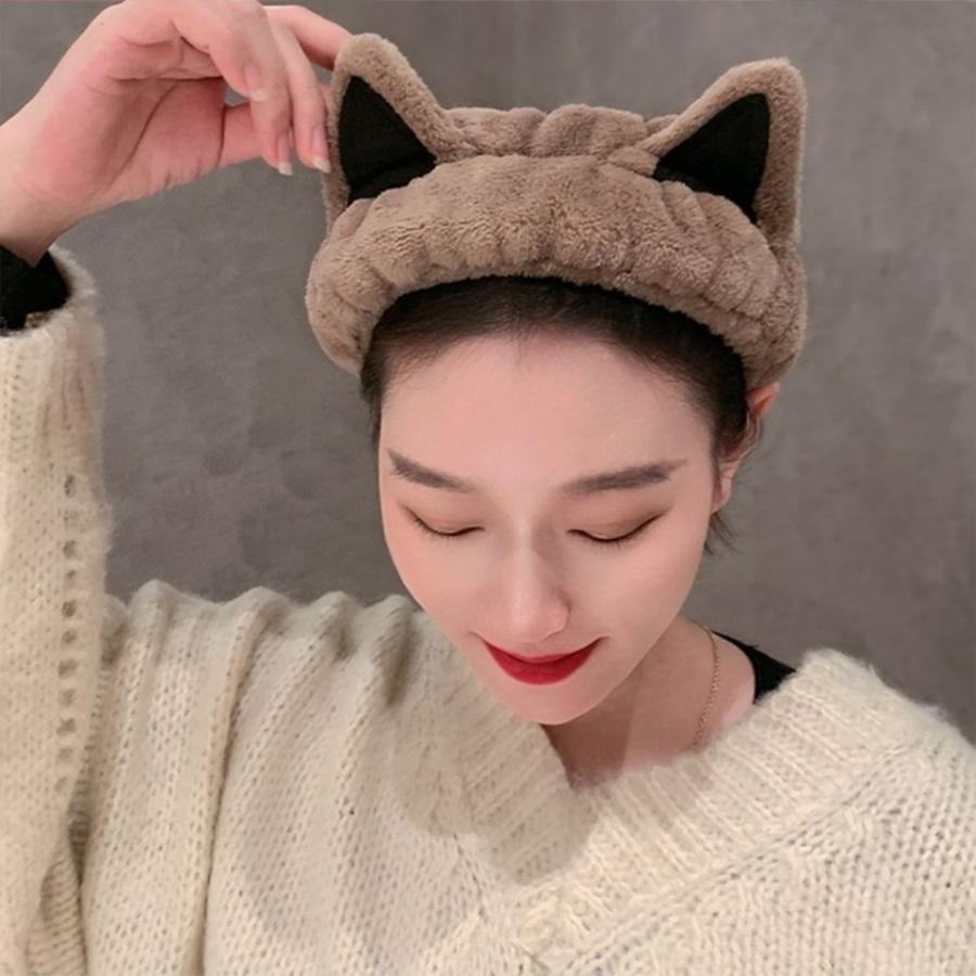 ヘアバンド ヘアターバン 洗面用 レディース バス用品 モコモコ 洗顔