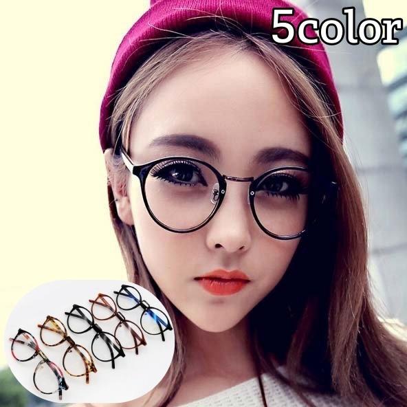 初売り 伊達メガネ 度なしメガネ 眼鏡 クリアレンズ 丸型 丸めがね フルリム 軽量 軽い レディース メンズ カジュアル だてめがね お洒落 かっこいい か590円 Whitesforracialequity Org