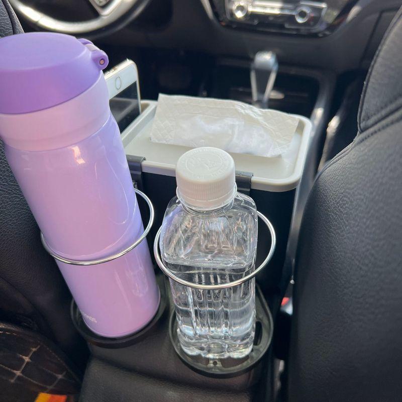 車用ドリンクホルダー ポケットティッシュケース カー用品 車載 置き型