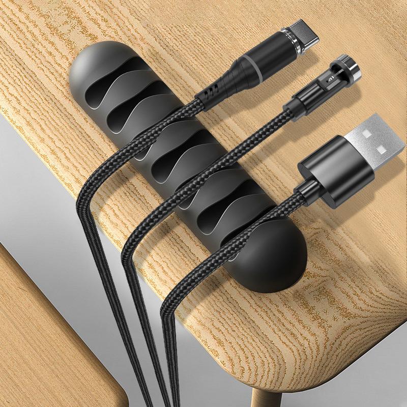 ケーブルホルダー 2個セット ケーブルクリップ 配線整理 コード整理 すっきり USB コード 両面テープ デスク周り パソコン周辺 無地 ...