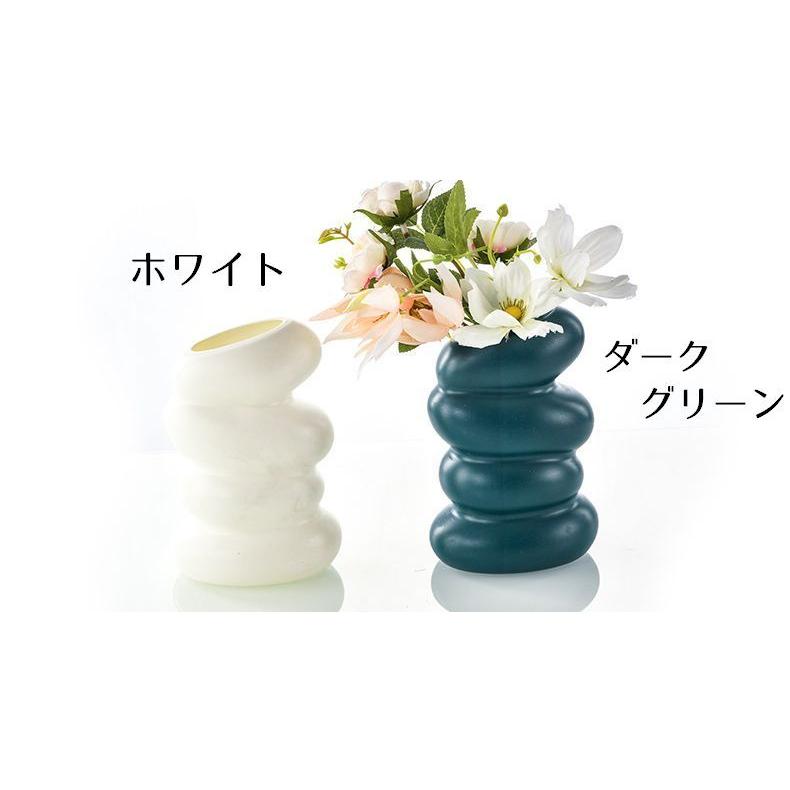 花瓶・フラワースタンド user_2bb33b02 花瓶 花びん フラワーベース プラスチック製 プリーツ 割れない 軽量