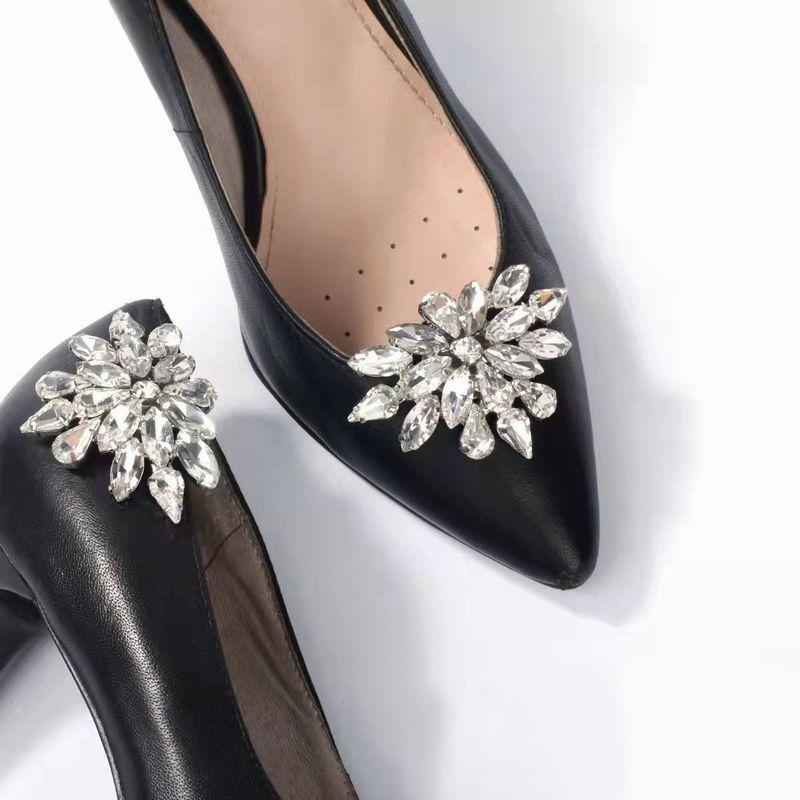 plusnao シューズクリップ 花型2個セット シューズアクセサリー