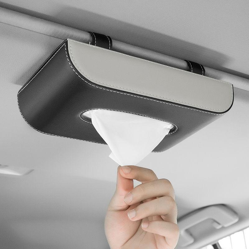 高知インター店 車用ティッシュケース ティッシュカバー 車内収納 カー用品 無地 ドアポケット サンバイザー レザー調 おしゃれ シンプル 吊り下げ 挟む かっこいい1 780円 Aynaelda Com