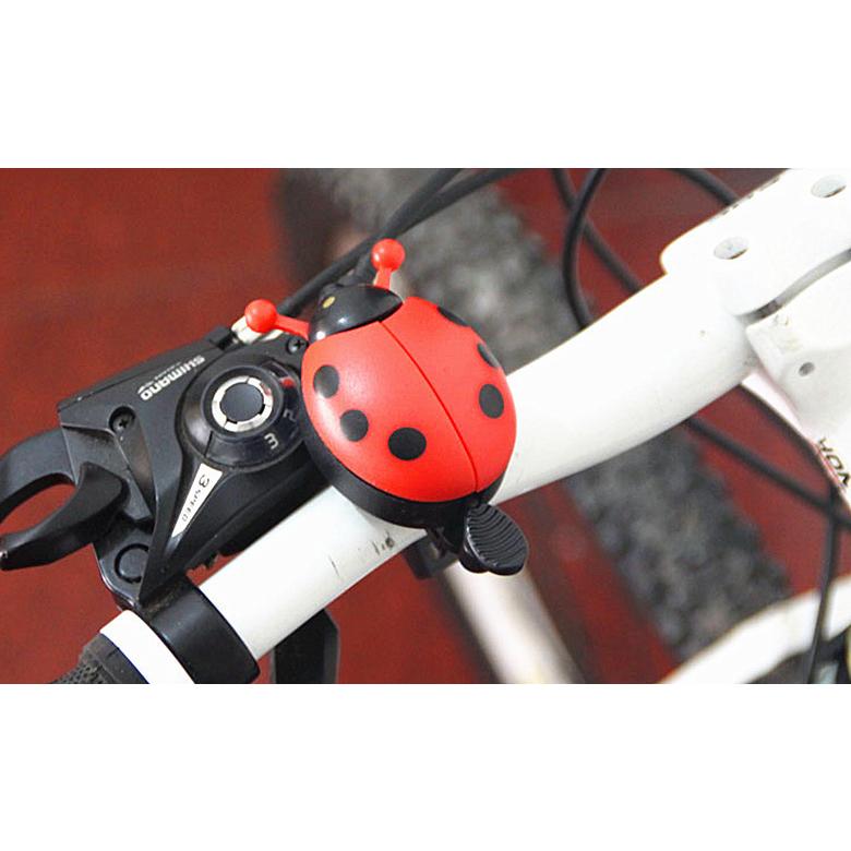 赤い幼児用自転車 ベル付き 自転車用ベル サイクルベル 鈴 子供用 キッズ ジュニア 後付け