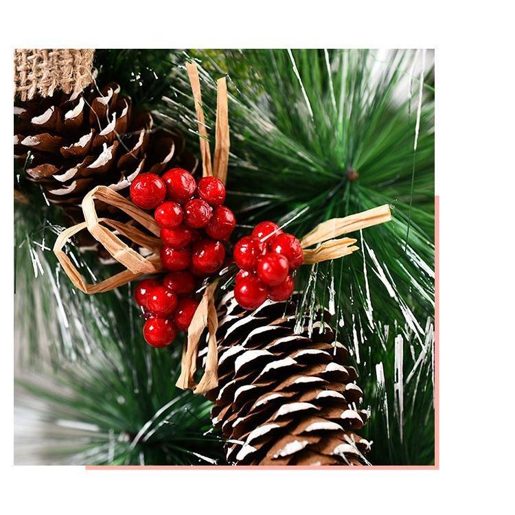 クリスマスリース 30cm 壁掛け 飾り 装飾 造花 松ぼっくり インテリア