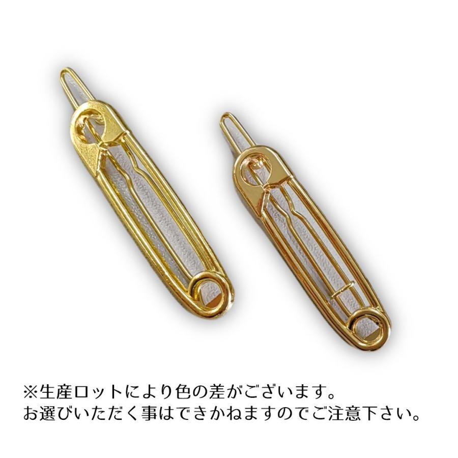 美品⭐️クリップ ブルー　レザーヘアピン ARCHIVER ヘアピン 「Bz」リボンヘアミニクリップピン2/ヘアピン