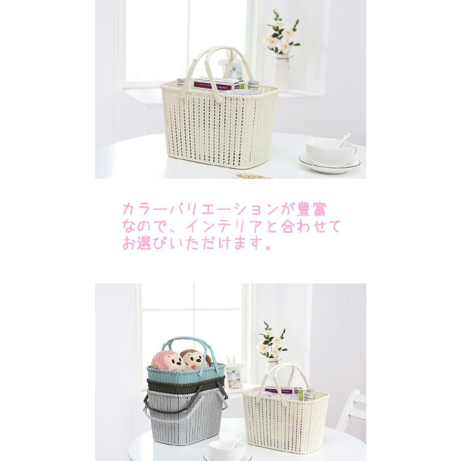 plusnao ランドリーバスケット 洗濯カゴ かご お風呂バスケット