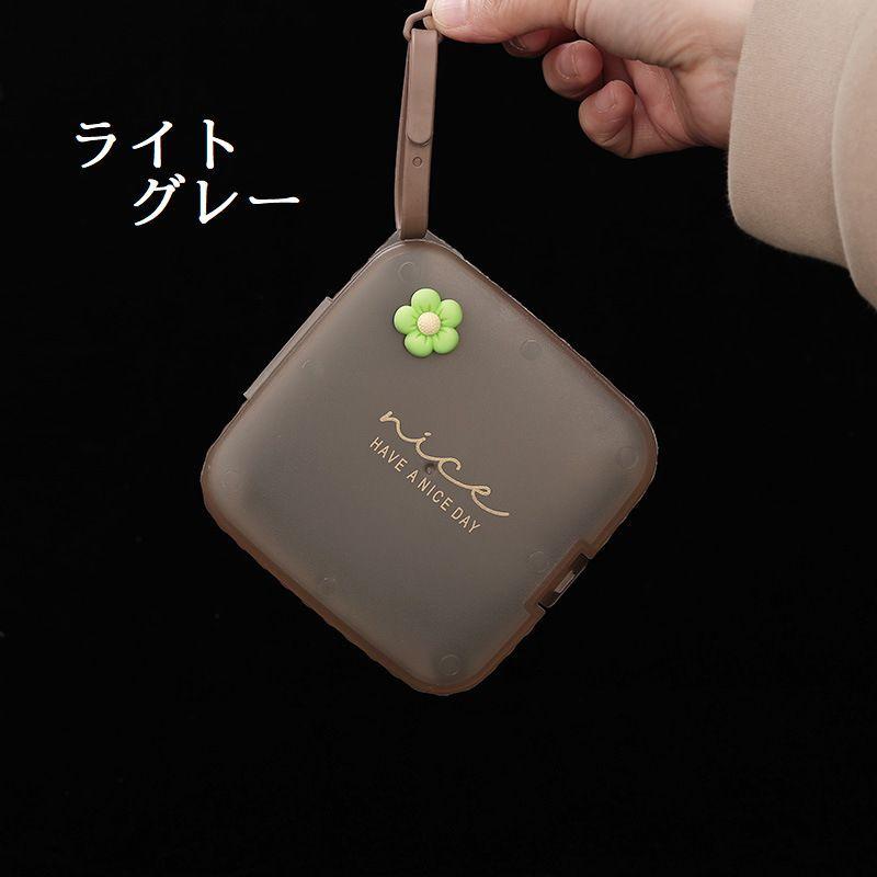 マスクケース マスク入れ マスク収納 ストラップ付き ハードケース 花