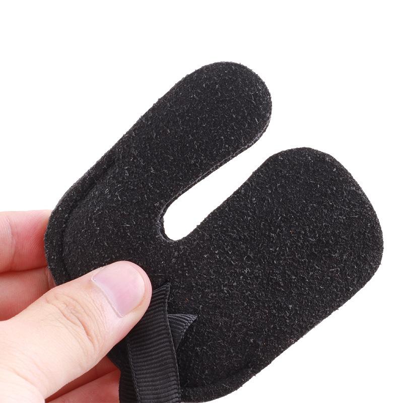 plusnao アーチェリー フィンガータブ 右手 指保護 フィンガーガード