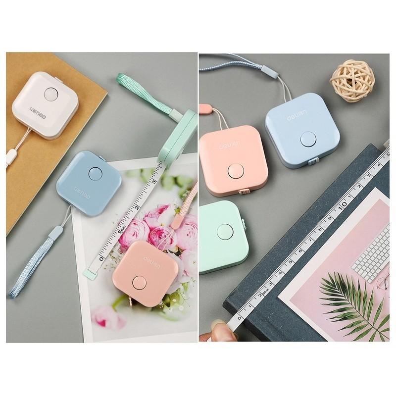 巻き尺 メジャー 裁縫道具 パステルカラー ミニサイズ プラスチック