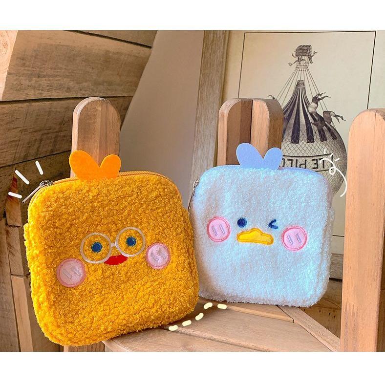 plusnao サニタリーポーチ ナプキン用ポーチ 生理用品入れ 
