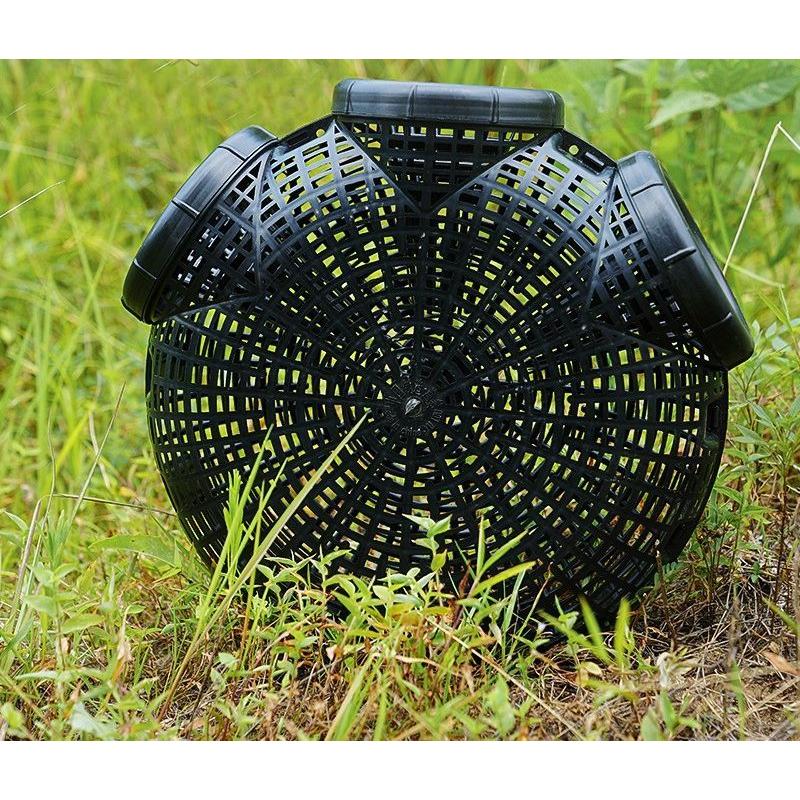 plusnao（プラスナオ） 魚籠 3穴 仕掛け 捕獲かご 釣り用品 円形 丸型