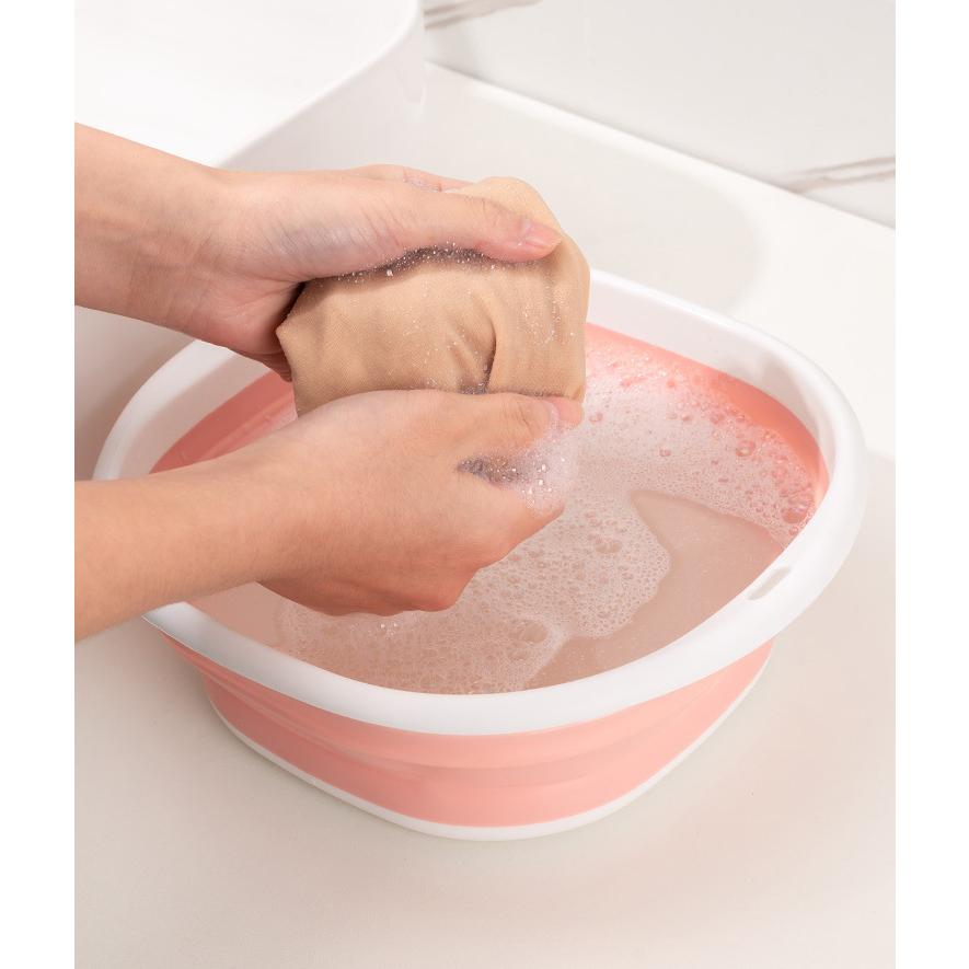 plusnao（プラスナオ） 折りたたみ 洗面器 たらい 洗い桶 湯桶