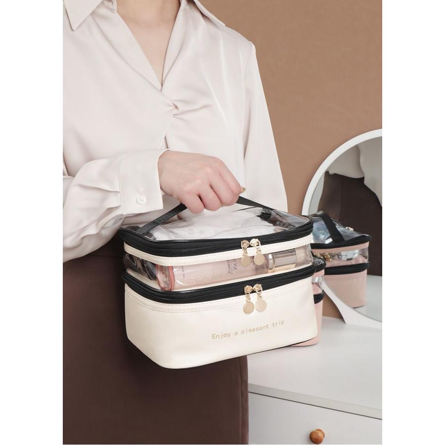 plusnao（プラスナオ） 化粧ポーチ メイクポーチ バニティポーチ 大