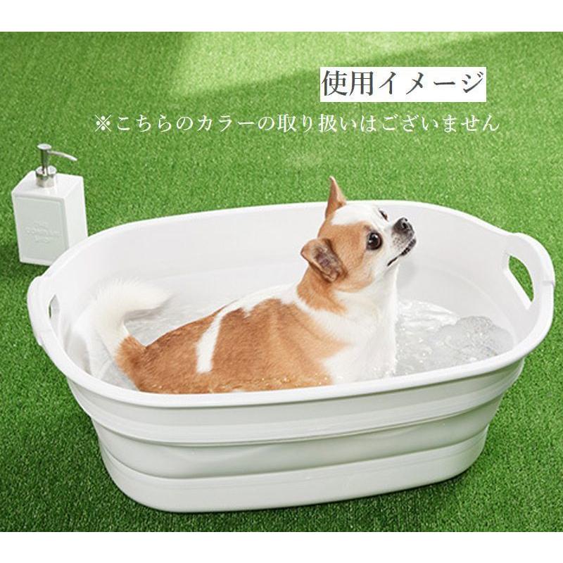 折りたたみバケツ つけ置き 洗い桶 大型 ペットバス ペットバスタブ 犬 コンパクト 足湯 つけ洗い 犬用バスタブ 折り畳み式 ソフト 猫 お風呂 た プラスナオ Paypayモール店 通販 Paypayモール