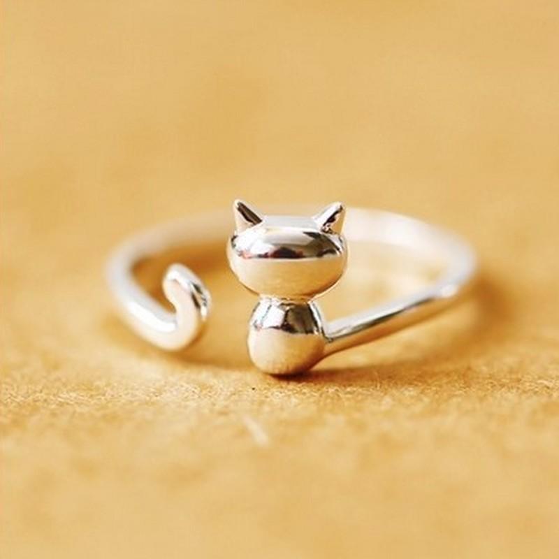 plusnao 指輪 リング レディース アクセサリー ネコ しっぽ アニマル 