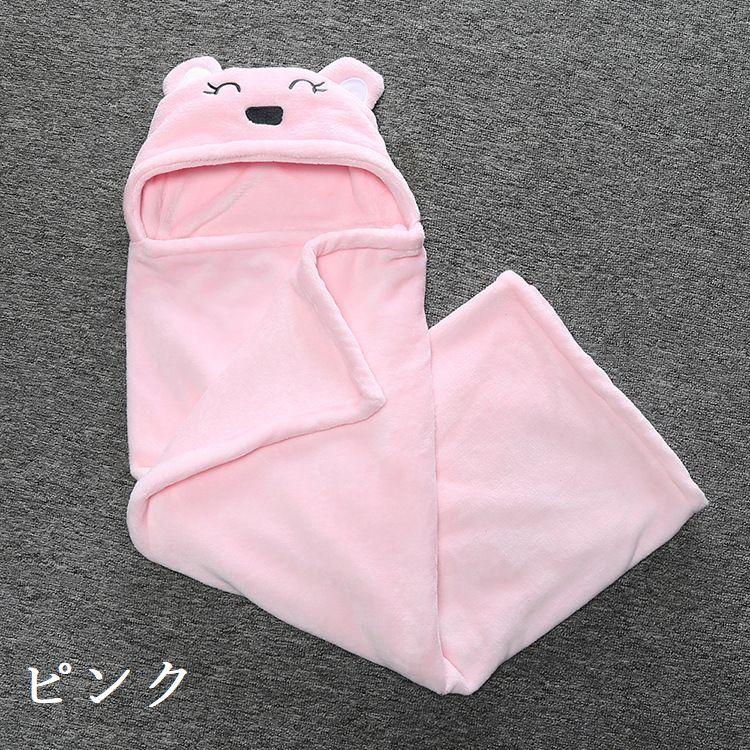 おくるみ ブランケット ベビー用 フード付き 耳付きフード 赤ちゃん