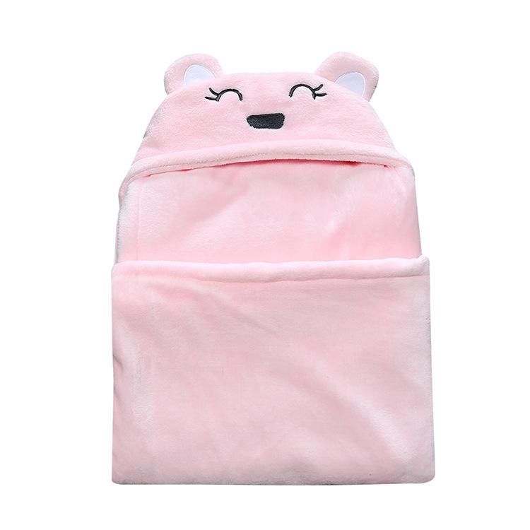 おくるみ ブランケット ベビー用 フード付き 耳付きフード 赤ちゃん