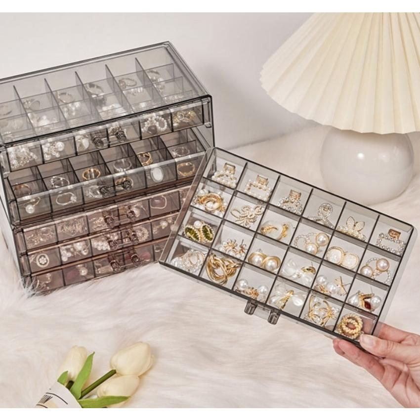 plusnao（プラスナオ） アクセサリーケース ジュエリーボックス 3段 72