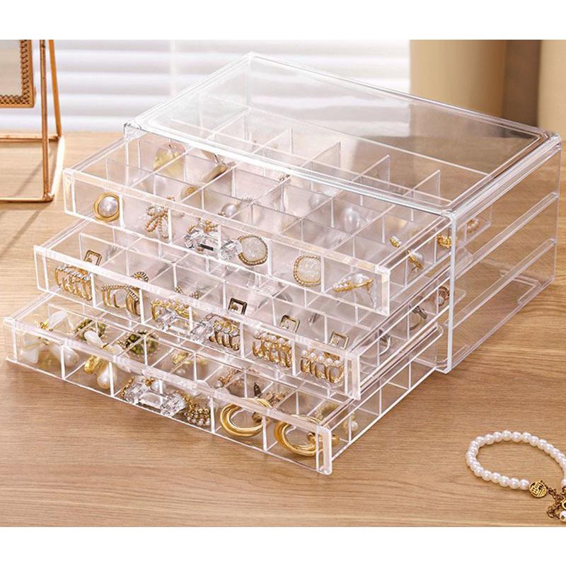 plusnao（プラスナオ） アクセサリーケース ジュエリーボックス 3段 72