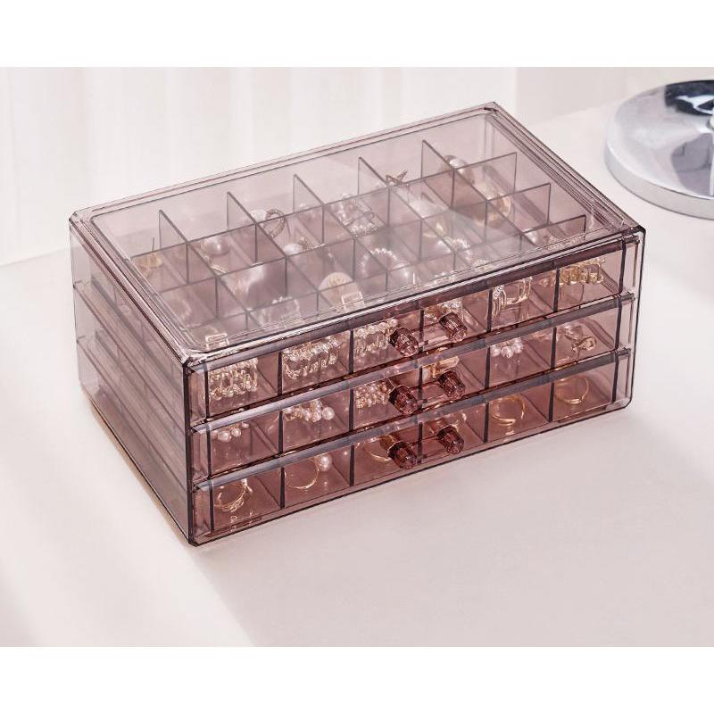 plusnao（プラスナオ） アクセサリーケース ジュエリーボックス 3段 72