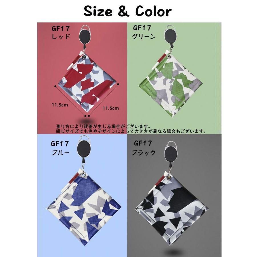 フック付きタオル ゴルフ用品 ボールクリーナー メンテナンス用品