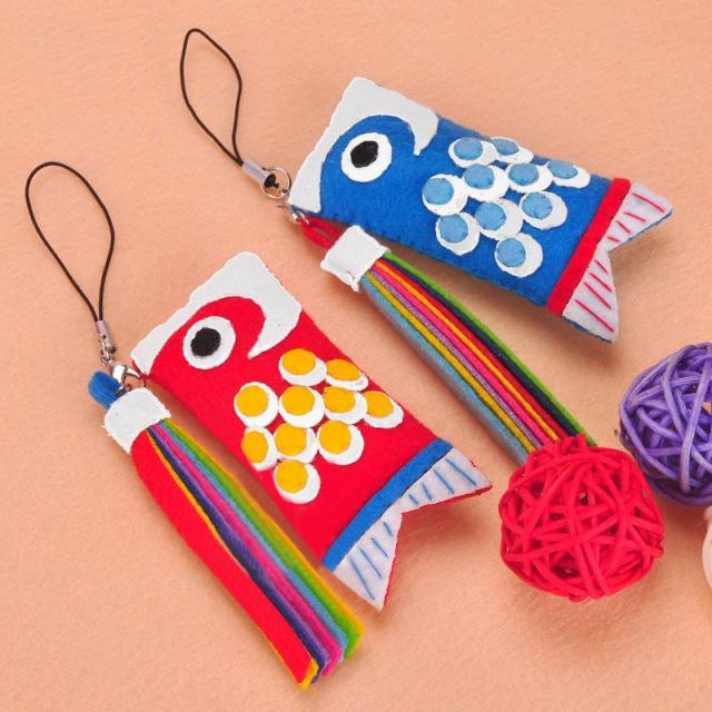 ハンドメイド　こいのぼり 端午の節句手作りキット・福ふくこいのぼり |生地 和柄/和布